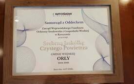 "Srebrna Jask&oacute;łka Czystego Powietrza" dla Gminy Orły 3