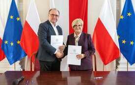 Podpisanie umowy dot. zakupu sprzętu w ramach Programu Ochrony Ludności i Obrony Cywilnej. 1