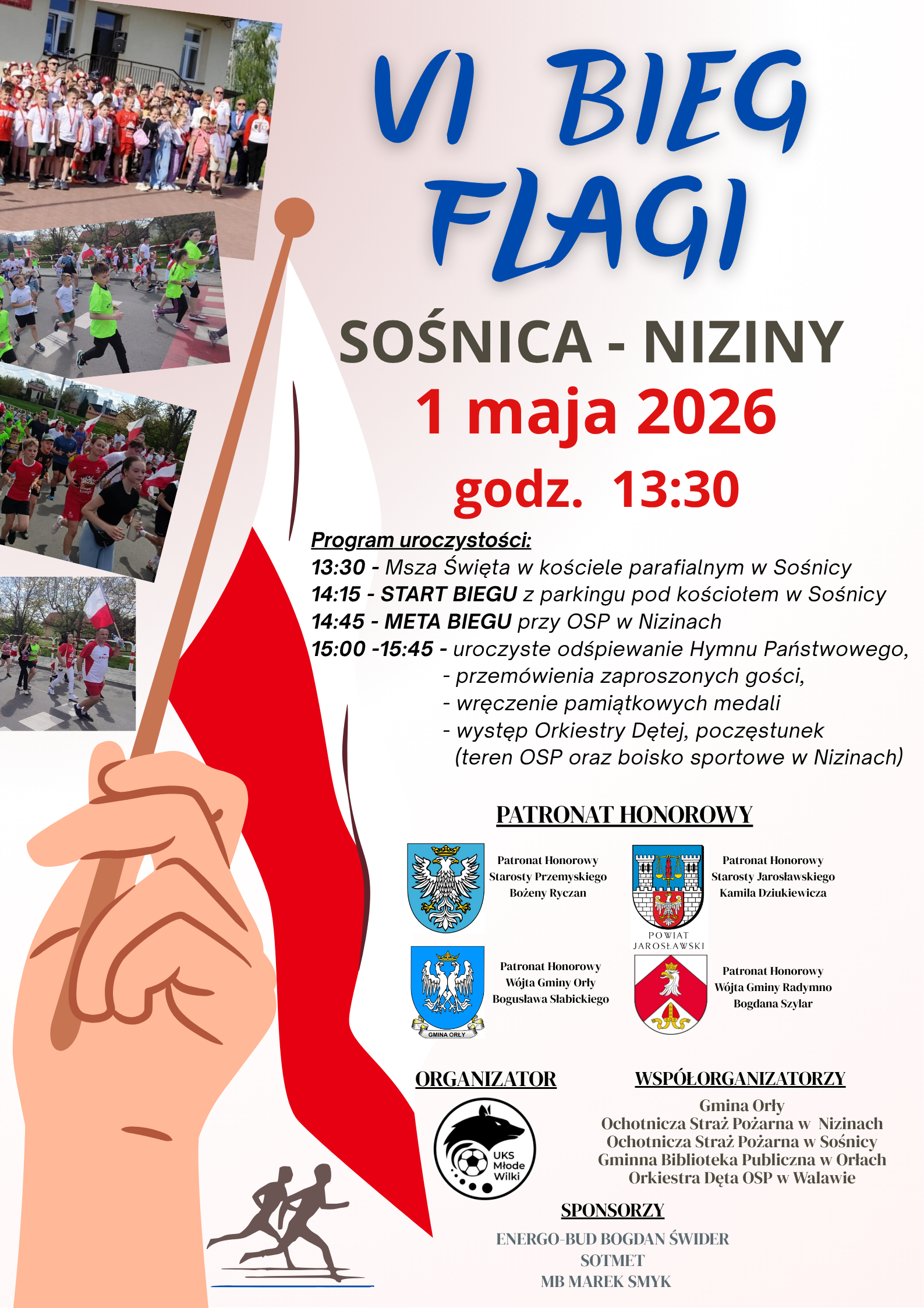 Plakat VI Bieg Flagi