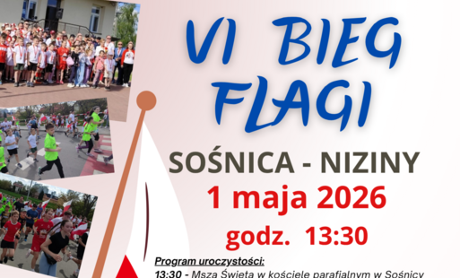 Plakat VI Bieg Flagi