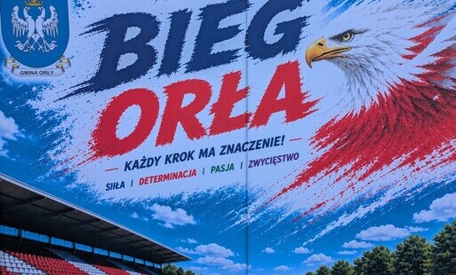 Plakat bieg orła