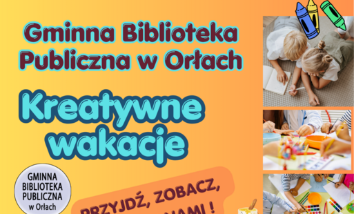Plakat Wakacje w bibliotece