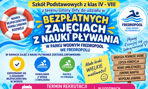 Plakat pływanie